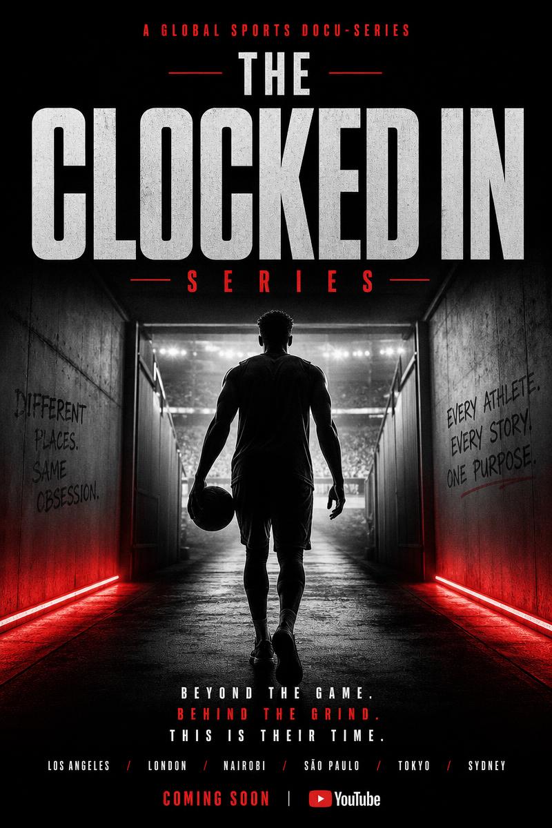 The Clocked In Series — Mini Sports Docu-Series key art